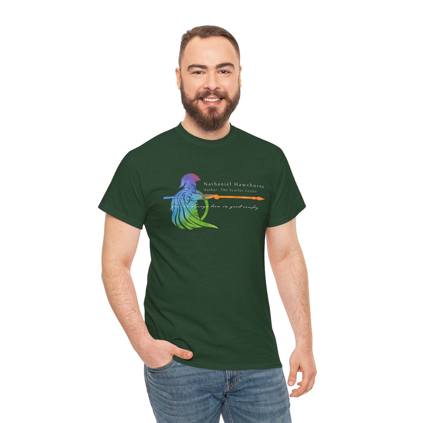 Nathaniel Hawthorne | Author: The Scarlet Letter | Pride T-Shirt House of Seven Gables Gay LGBT