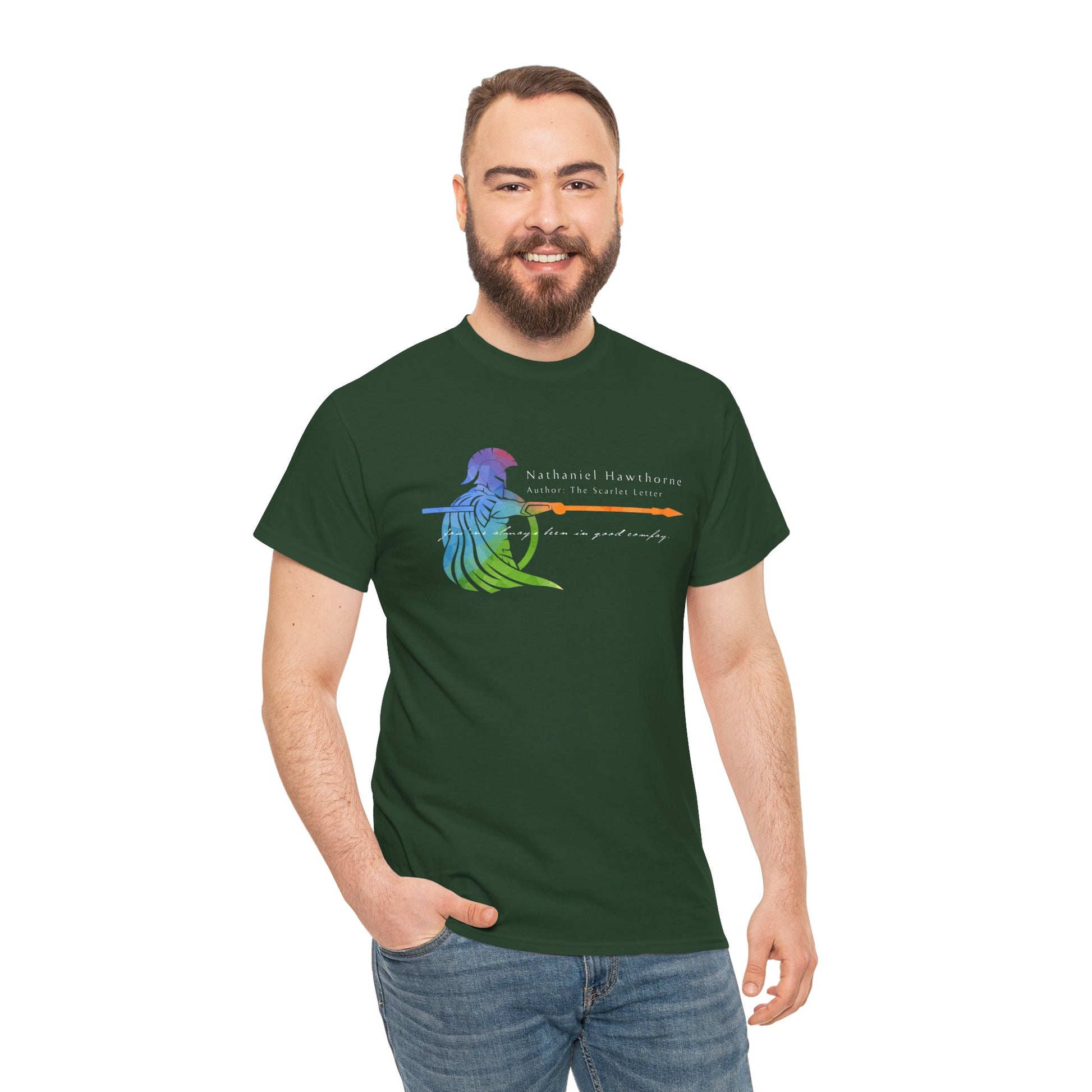 Nathaniel Hawthorne | Author: The Scarlet Letter | Pride T-Shirt House of Seven Gables Gay LGBT