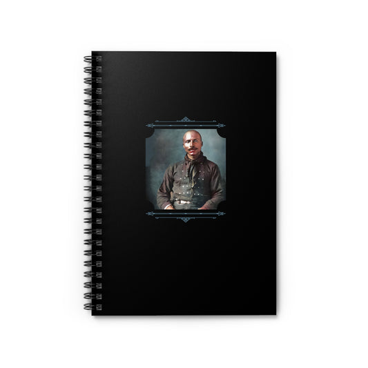 Vintage Photo - celibataire 017 | Spiral Notebook - Ruled Line