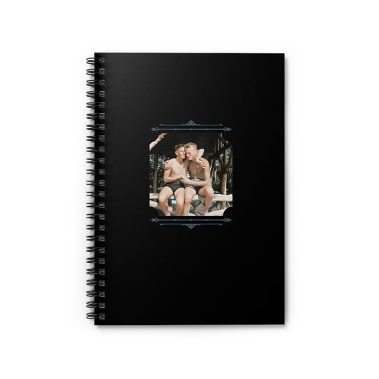 Vintage Photo - nager 011 | Spiral Notebook - Ruled Line