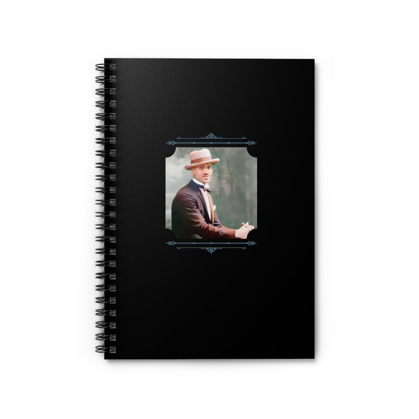 Vintage Photo - celibataire 004 | Spiral Notebook - Ruled Line