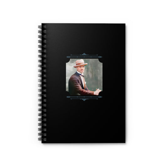 Vintage Photo - celibataire 004 | Spiral Notebook - Ruled Line