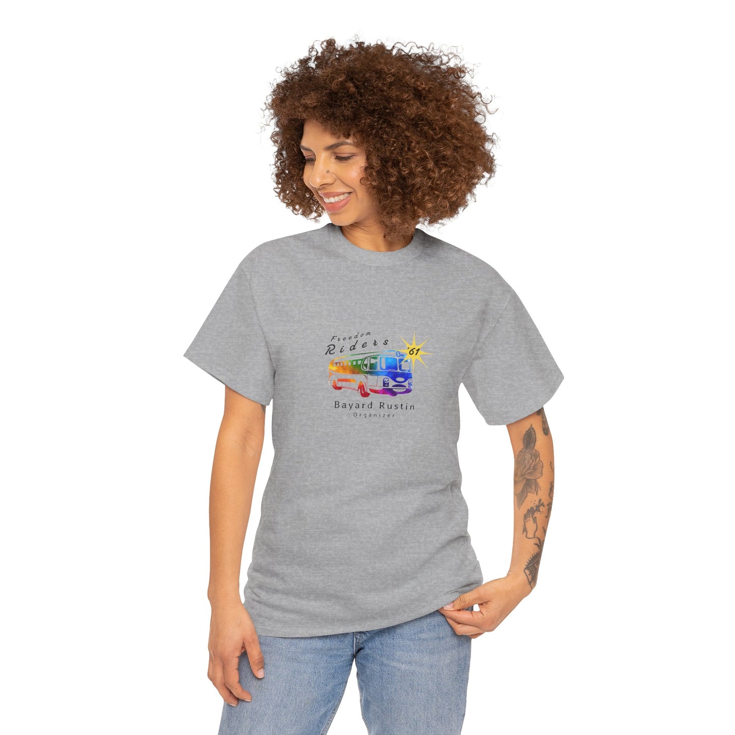 Freedom Riders - 1961 Bayard Rustin | Organizer of the Freedom Riders | Pride T-shirt