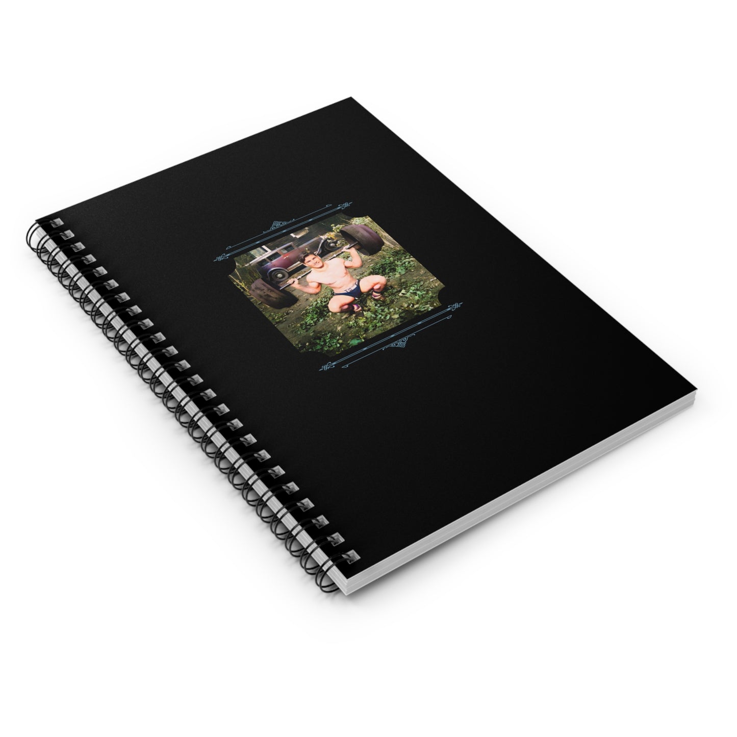 Vintage Photo - celibataire 018 | Spiral Notebook - Ruled Line