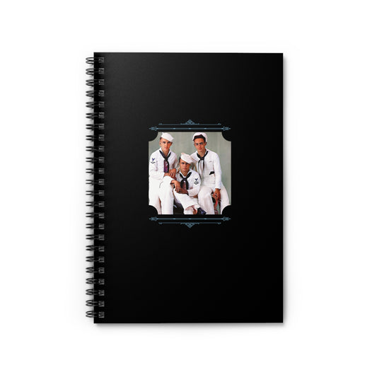 Vintage Photo - hommes 008 | Spiral Notebook - Ruled Line