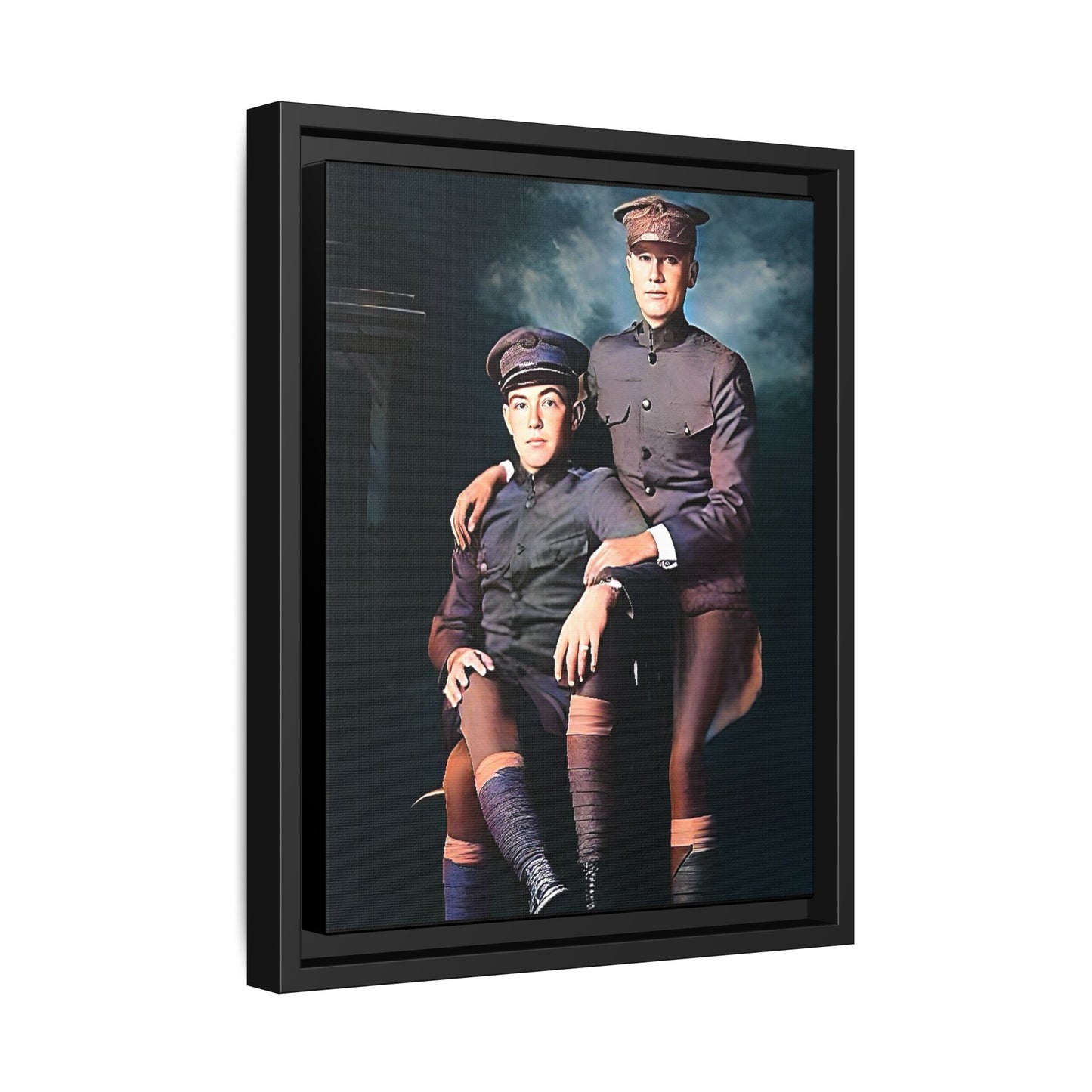 paire 001 | Framed Vintage Photo - Matte Canvas