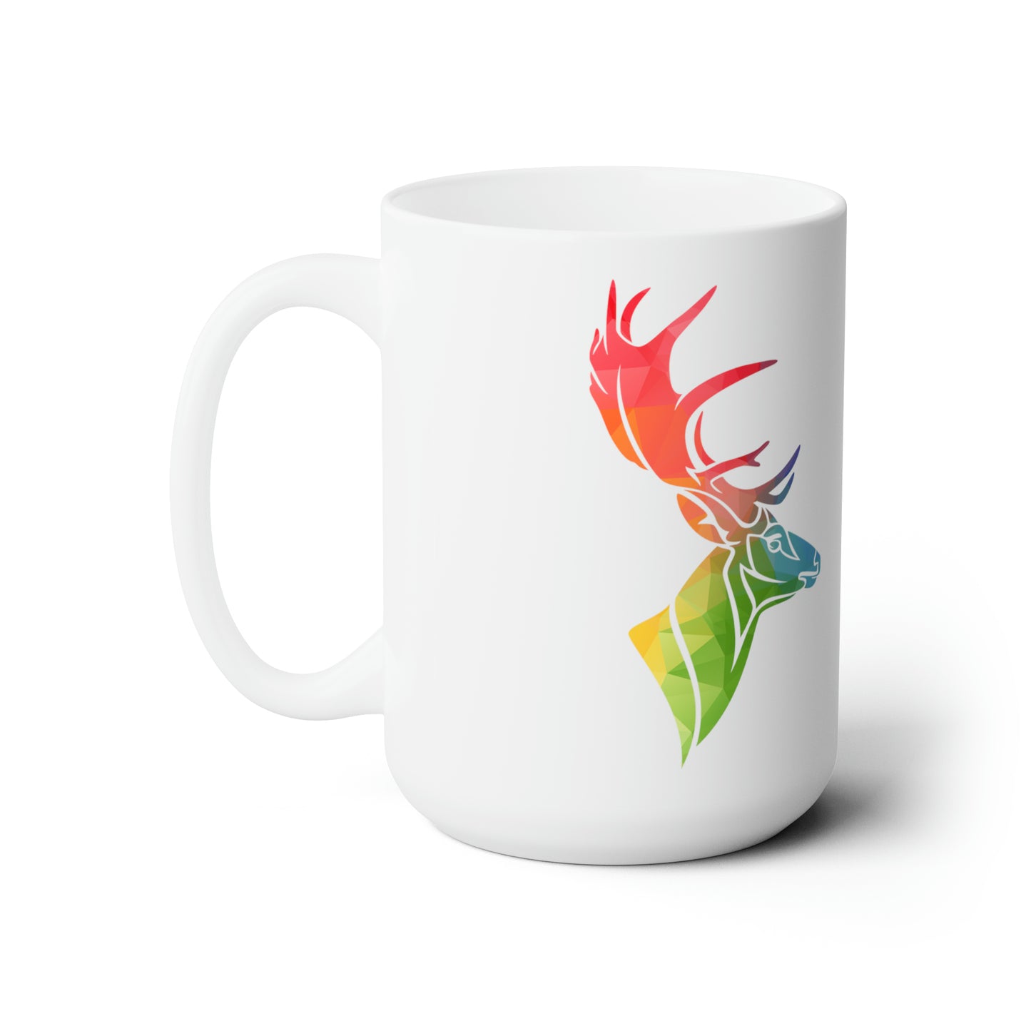 Pride Stag | White Ceramic Mug 15oz