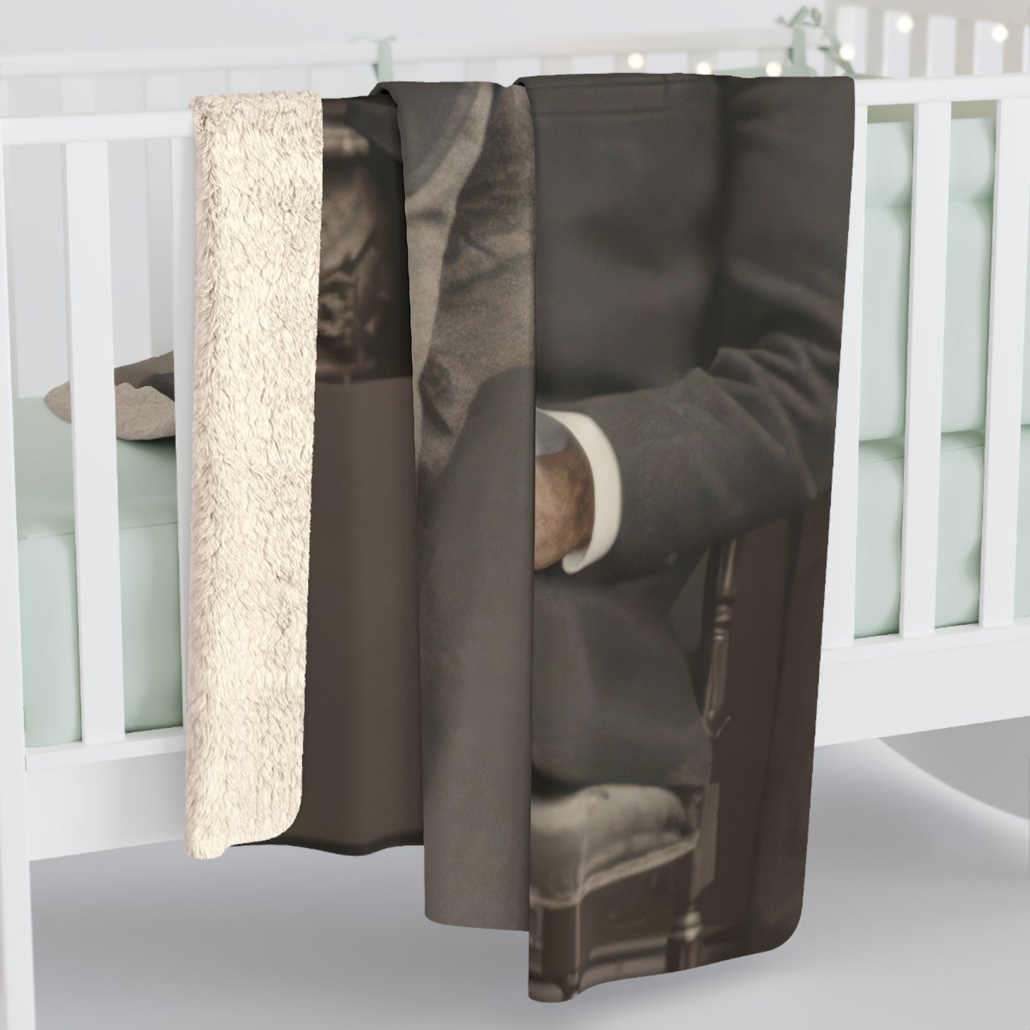 Heirloom Sherpa Blanket – paire 111 Premium fleece throw · 50x60, 60x80
