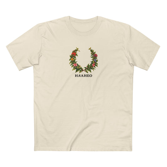 Hawaiian Maile Pride Laurel Wreath T-Shirt | HAʻAHEO Botanical LGBTQ+ Tee