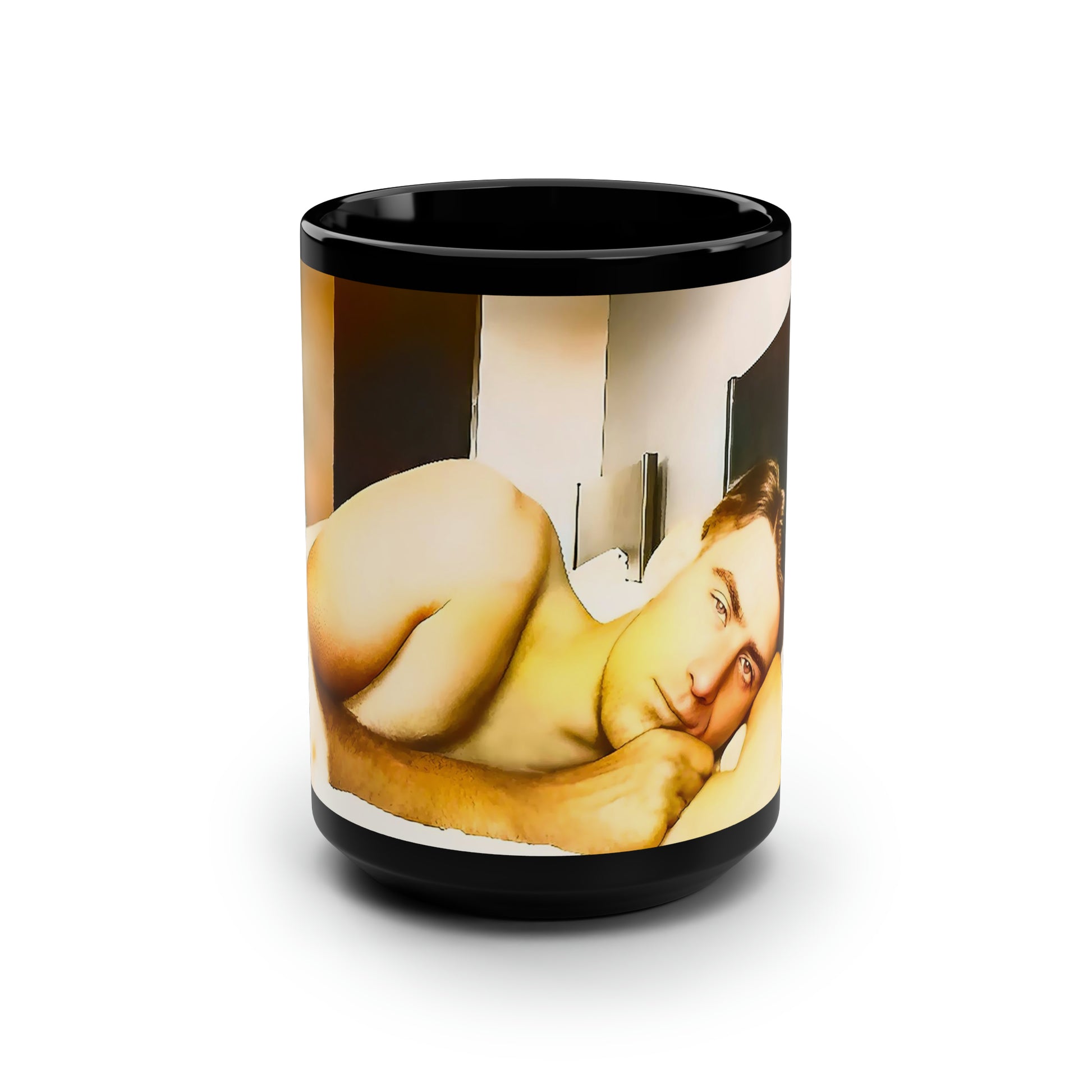 celibataire 011 | Black Mug, 15oz Gay Hotel Boyfriend Husband Queer LGBTQ Gift Present Dreamy