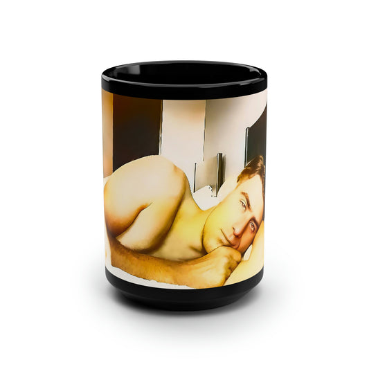 celibataire 011 | Black Mug, 15oz Gay Hotel Boyfriend Husband Queer LGBTQ Gift Present Dreamy