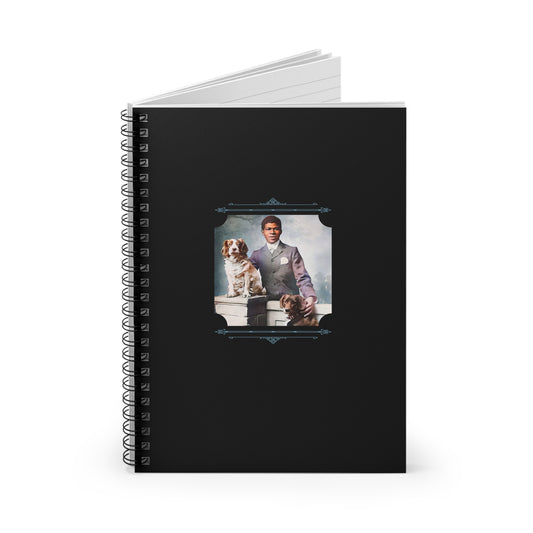 Vintage Photo - celibataire 009 | Spiral Notebook - Ruled Line