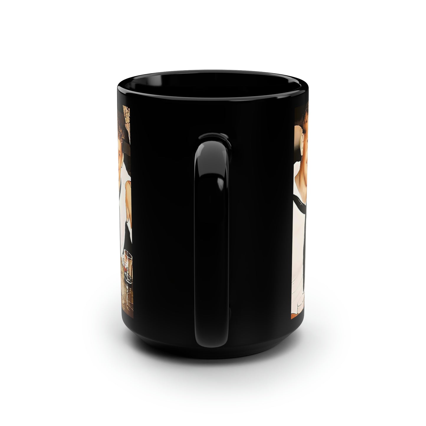 hommes 015 | Black Mug, 15oz