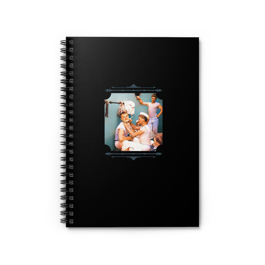 Vintage Photo - hommes 022 | Spiral Notebook - Ruled Line