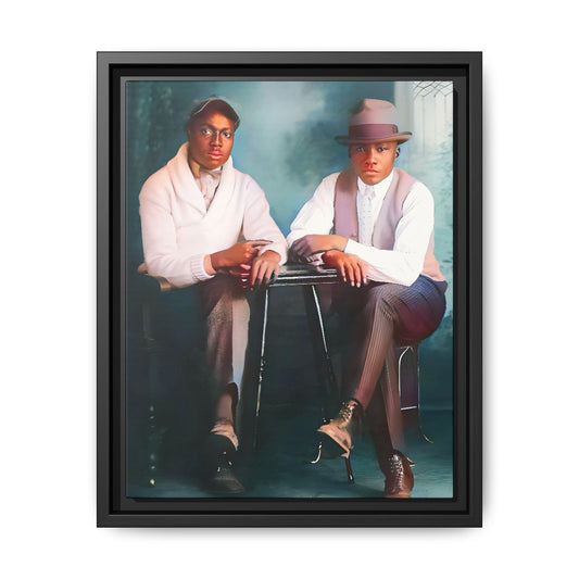 paire 047 | Framed Vintage Photo - Matte Canvas