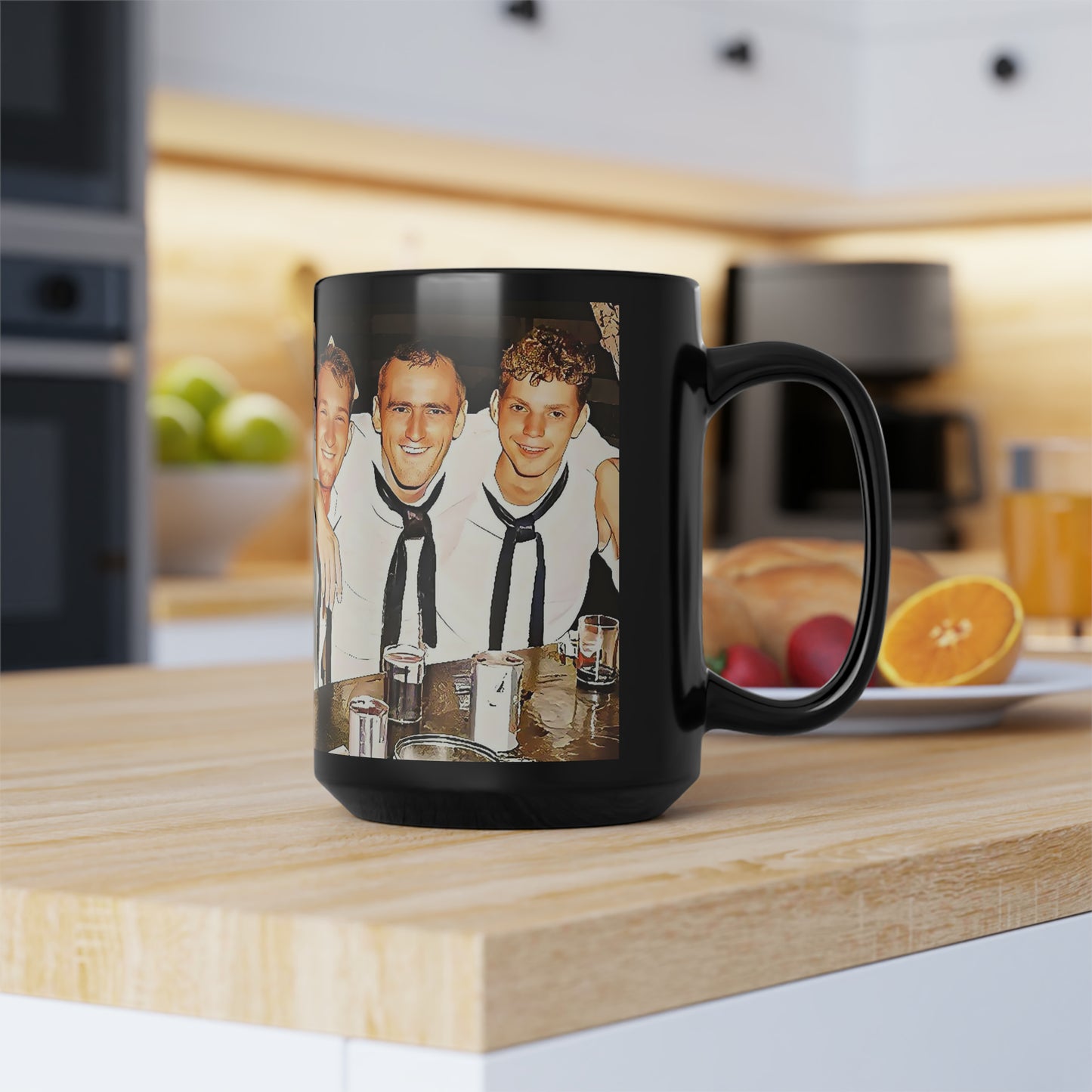 hommes 015 | Black Mug, 15oz
