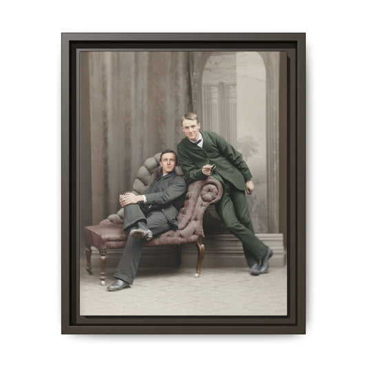 paire 148 | Framed Vintage Photo - Matte Canvas