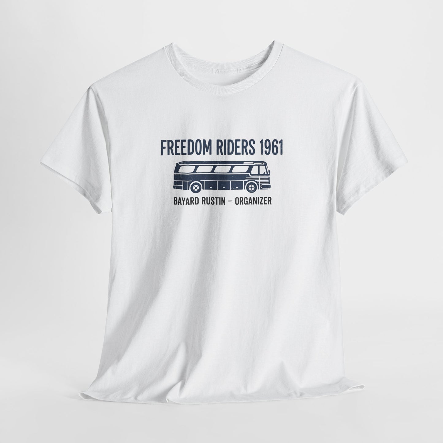 Freedom Riders 1961 T-Shirt | Bayard Rustin Organizer Tee