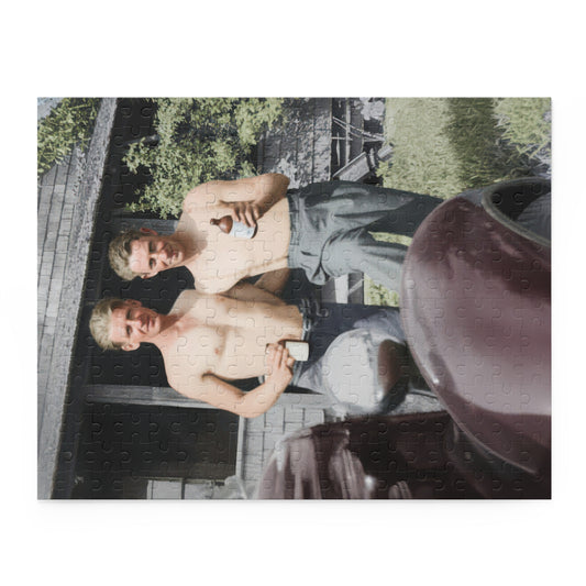 Cabin Summer Companions | Restored Historical Jigsaw Puzzle | paire 109