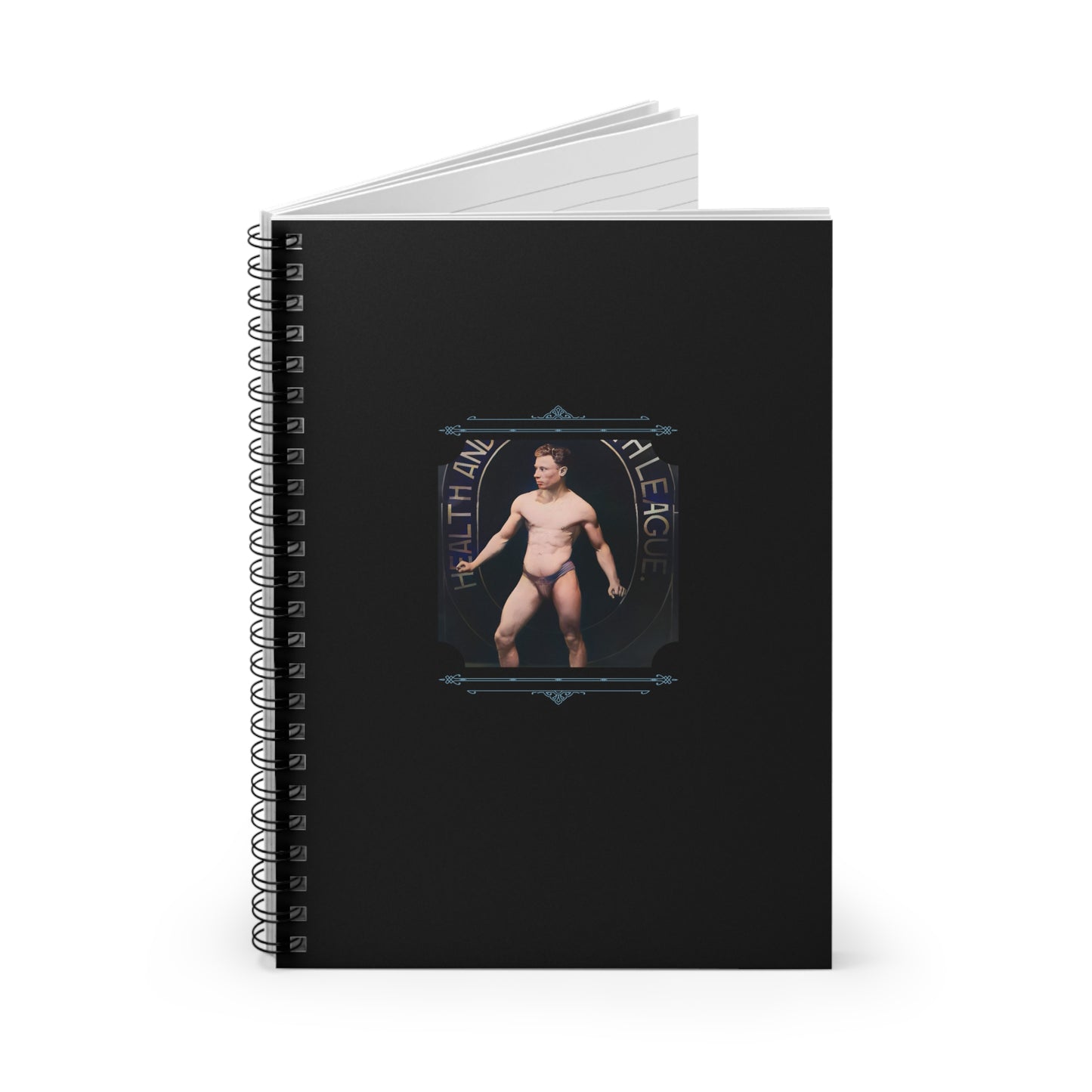 Vintage Photo - celibataire 041 | Spiral Notebook - Ruled Line
