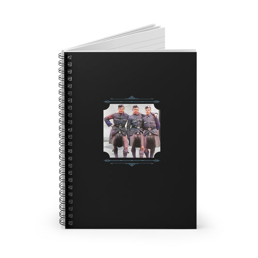Vintage Photo - hommes 014 | Spiral Notebook - Ruled Line