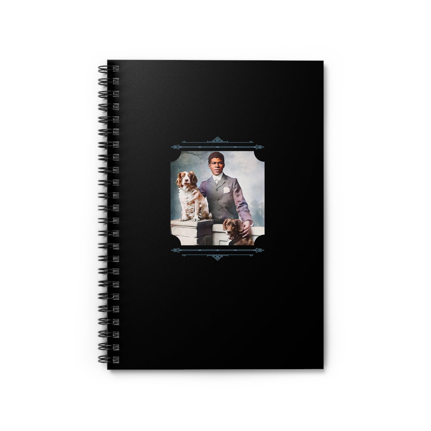 Vintage Photo - celibataire 009 | Spiral Notebook - Ruled Line
