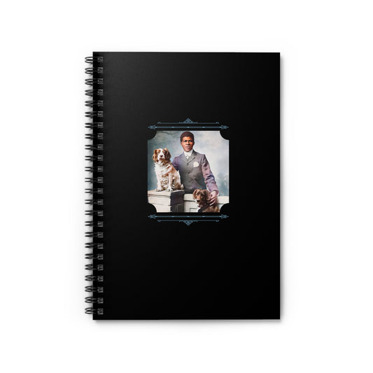 Vintage Photo - celibataire 009 | Spiral Notebook - Ruled Line