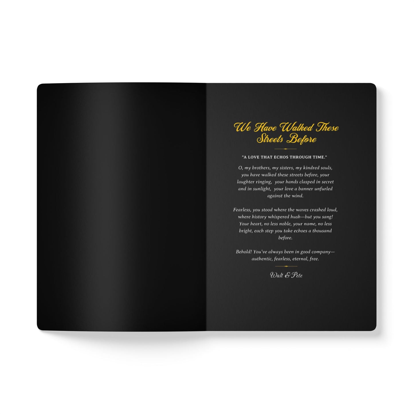 Vintage Photo- paire 050 | Softcover Journal