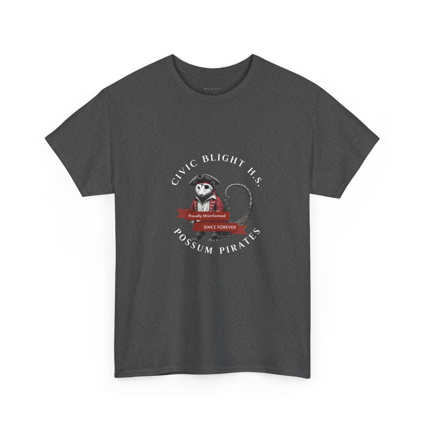 Civic Blight H.S. | H.S. Mascot T-Shirt - with Margo Quote