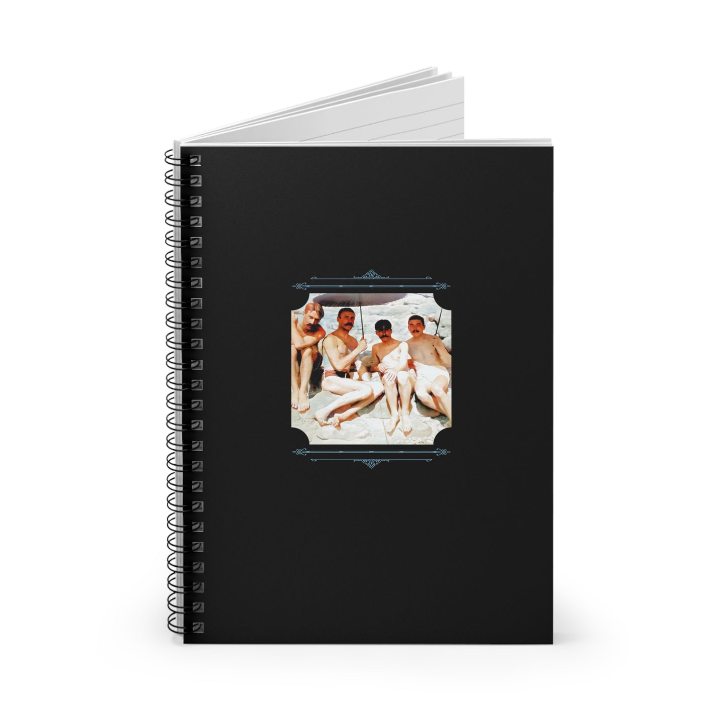 Vintage Photo - nager 030 | Spiral Notebook - Ruled Line