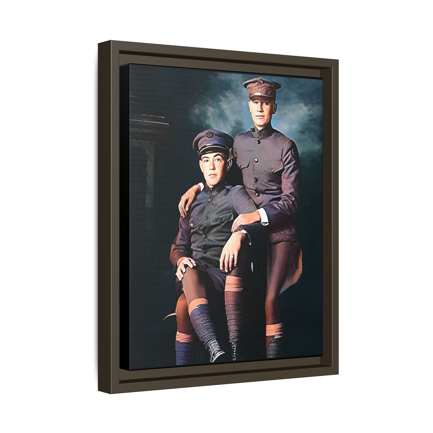 paire 001 | Framed Vintage Photo - Matte Canvas