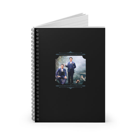 Vintage Photo - paire 008 | Spiral Notebook - Ruled Line