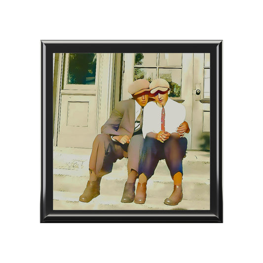 paire 057 | Keepsake Box Vintage Gay Couple Peaky Blinders Hat Queer Store Front LGBTQ