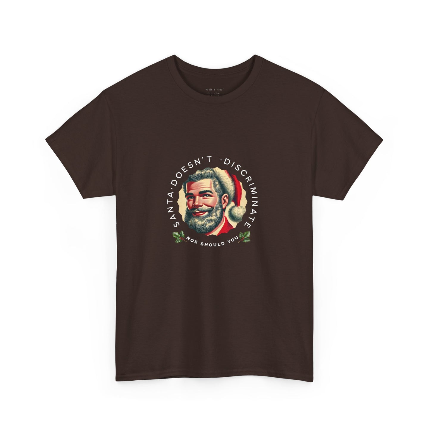 Santa Doesn't Discriminate | Activist T-Shirt, LGBTQ Pride apparel, Gay Christmas, Santa Claus, gift
