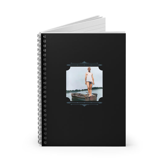 Vintage Photo - nager 025 | Spiral Notebook - Ruled Line