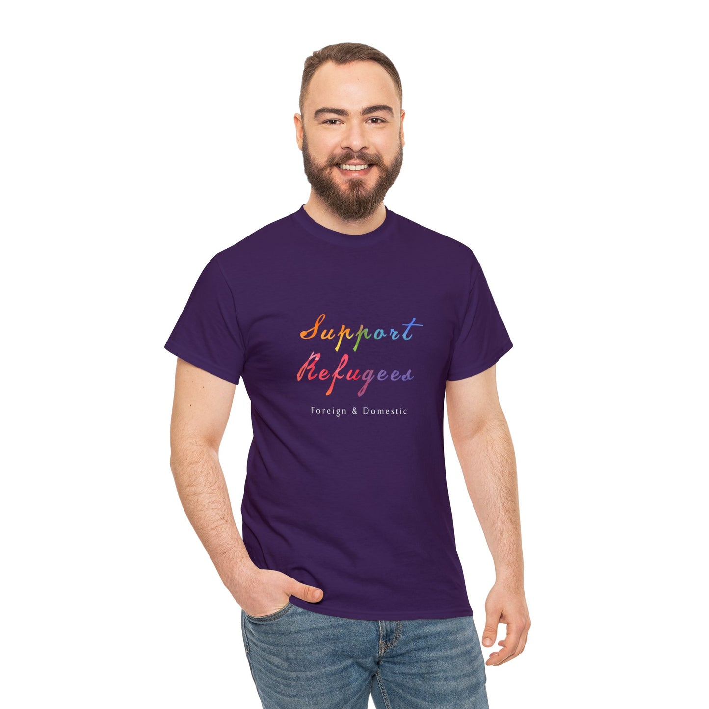 Walt & Pete - Support Refugees - Foreign & Domestic | Graphic T-Shirt