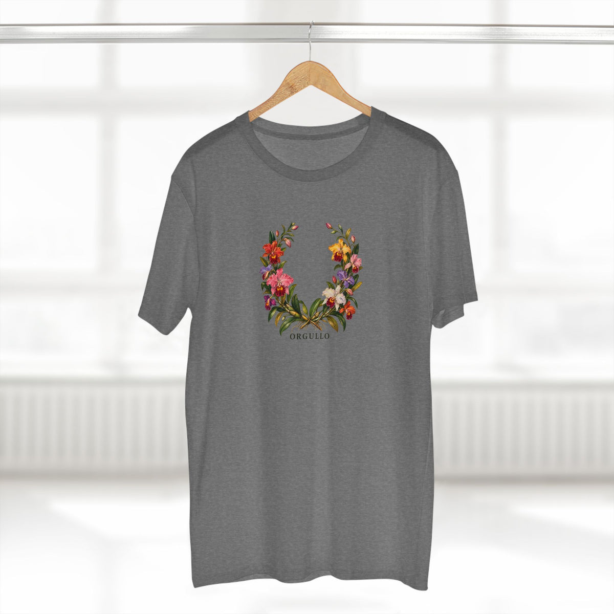 Orgullo Colombian Cattleya Orchid Pride T-Shirt | LGBTQ Botanical Tee