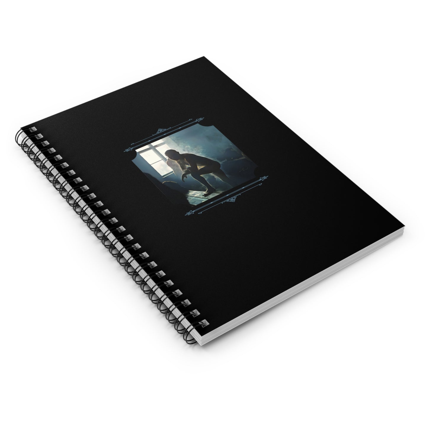 Vintage Photo - celibataire 044 | Spiral Notebook - Ruled Line