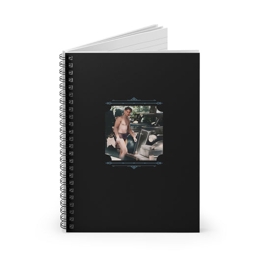 Vintage Photo - nager 032 | Spiral Notebook - Ruled Line
