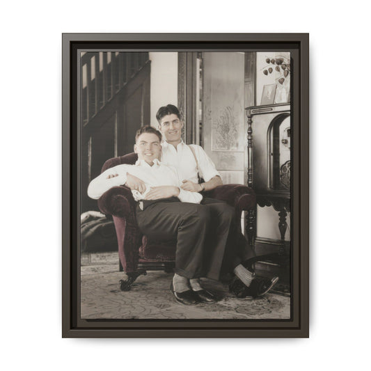 paire 053 | Framed Vintage Photo - Matte Canvas