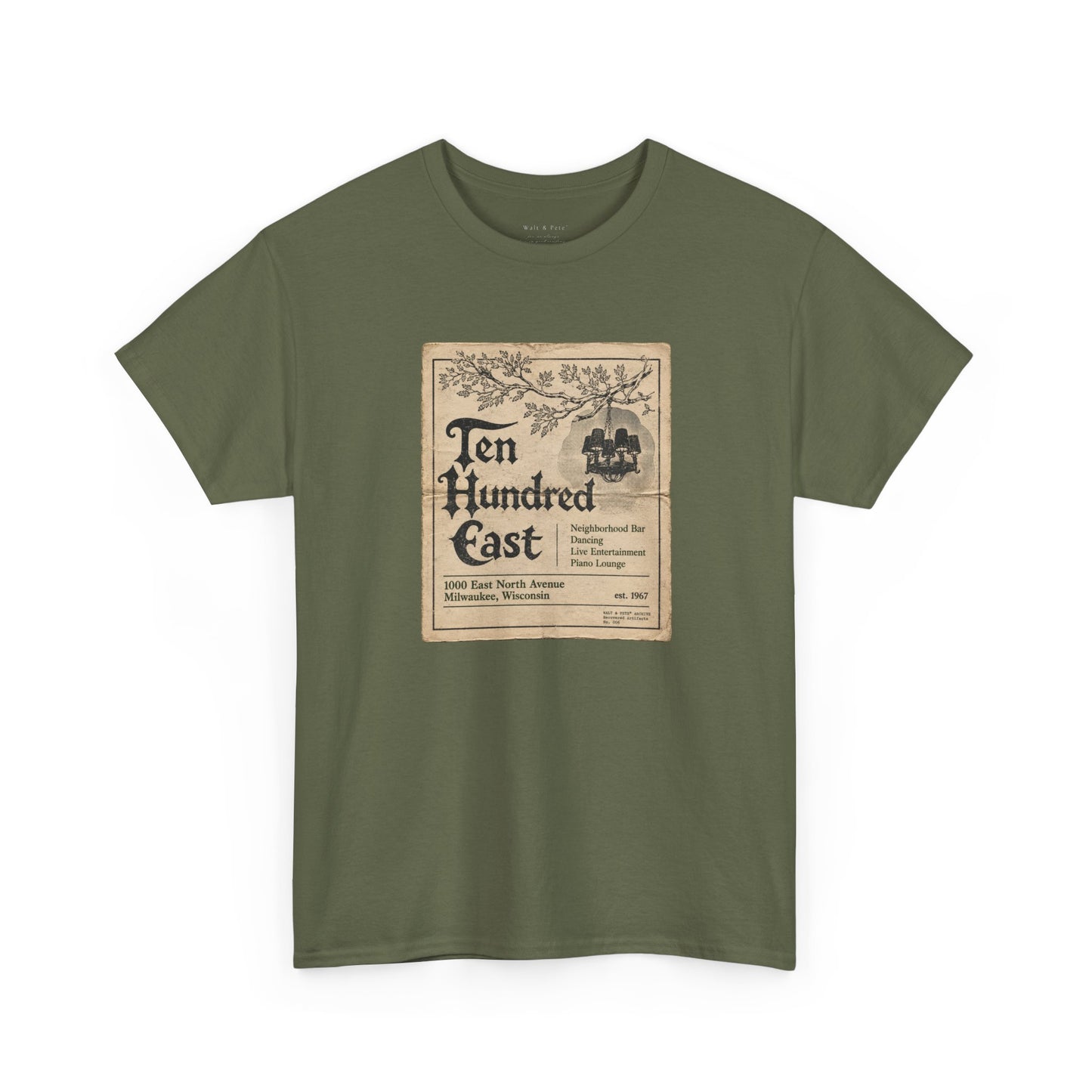 Ten Hundred East | Milwaukee Historic LGBTQ Bar T-Shirt – Recovered GPU News Advertisement