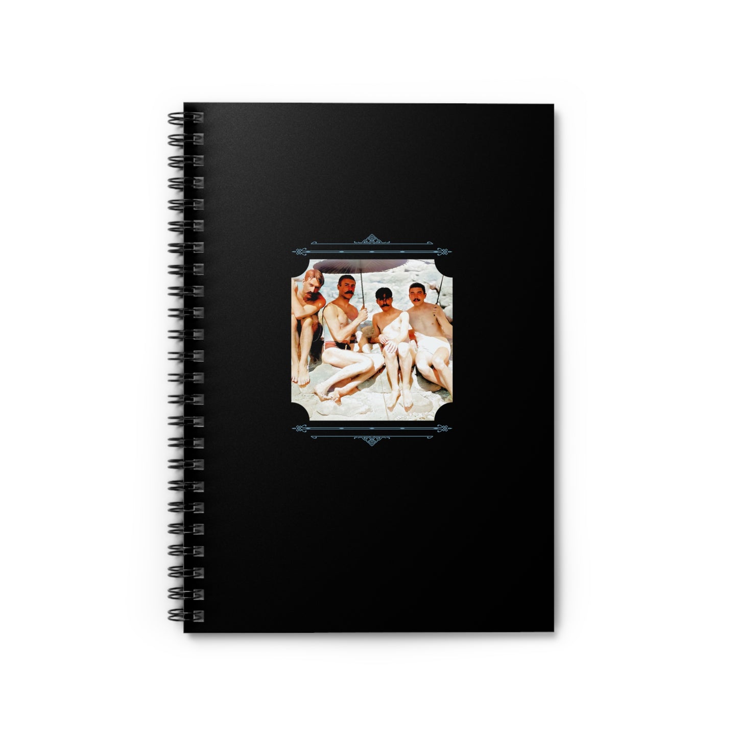 Vintage Photo - nager 030 | Spiral Notebook - Ruled Line