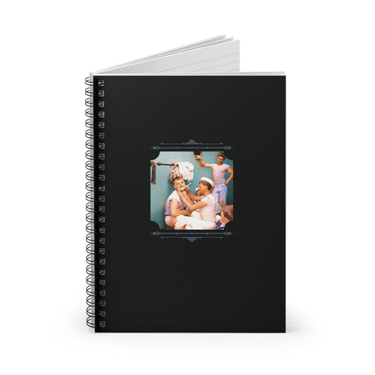 Vintage Photo - hommes 022 | Spiral Notebook - Ruled Line