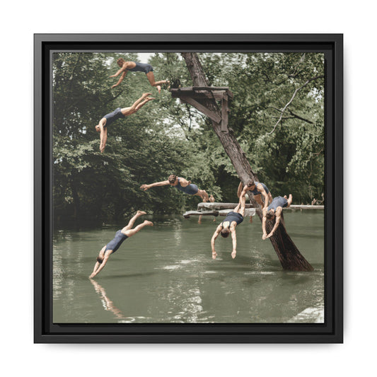 nager 005 | Framed Vintage Photo - Matte Canvas