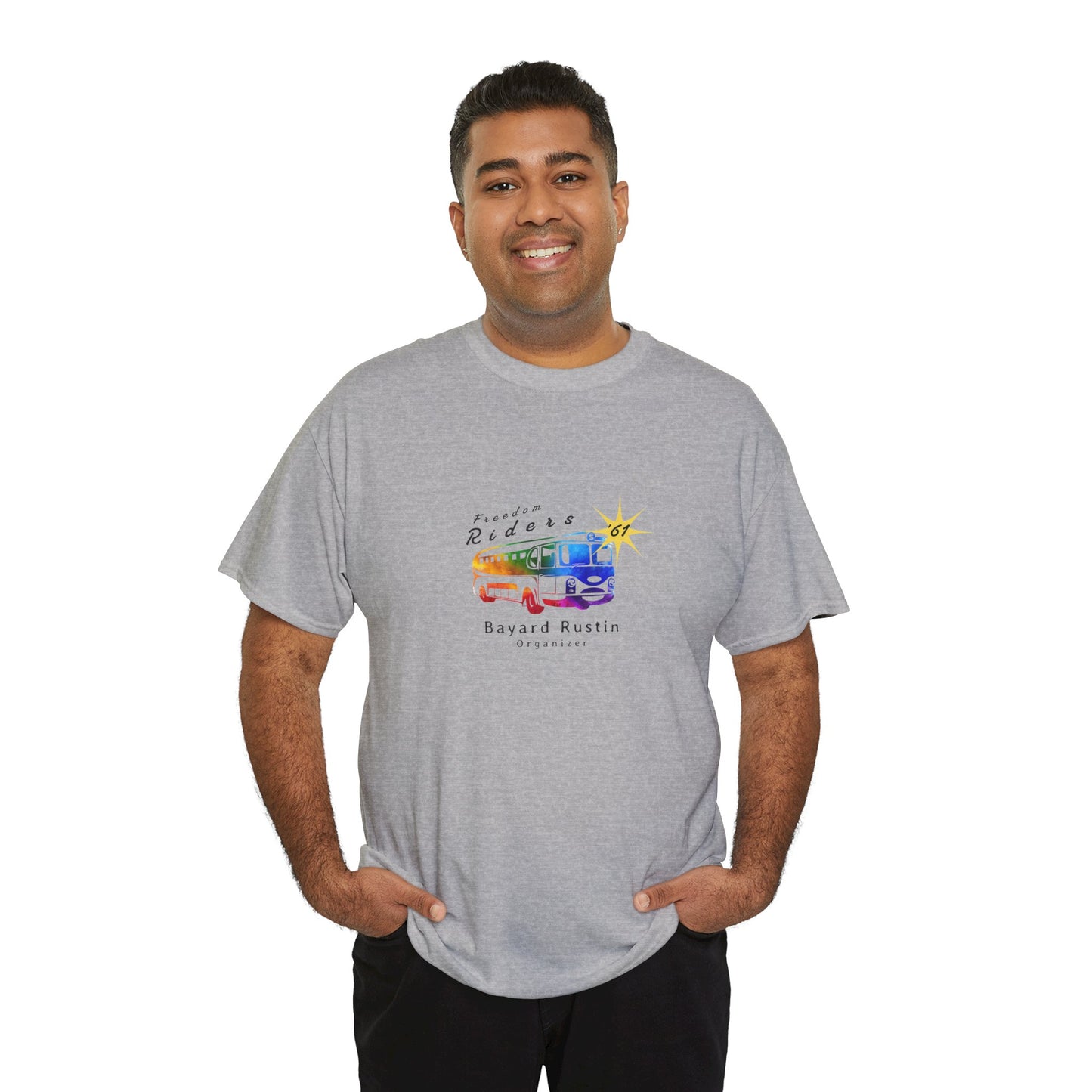 Freedom Riders - 1961 Bayard Rustin | Organizer of the Freedom Riders | Pride T-shirt