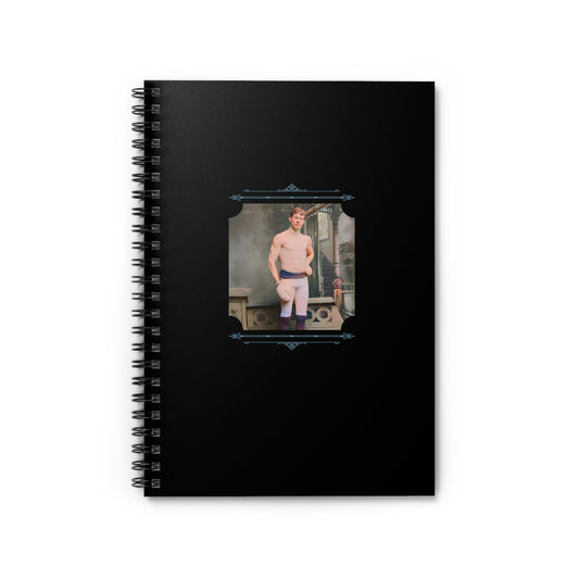 Vintage Photo - celibataire 003 | Spiral Notebook - Ruled Line