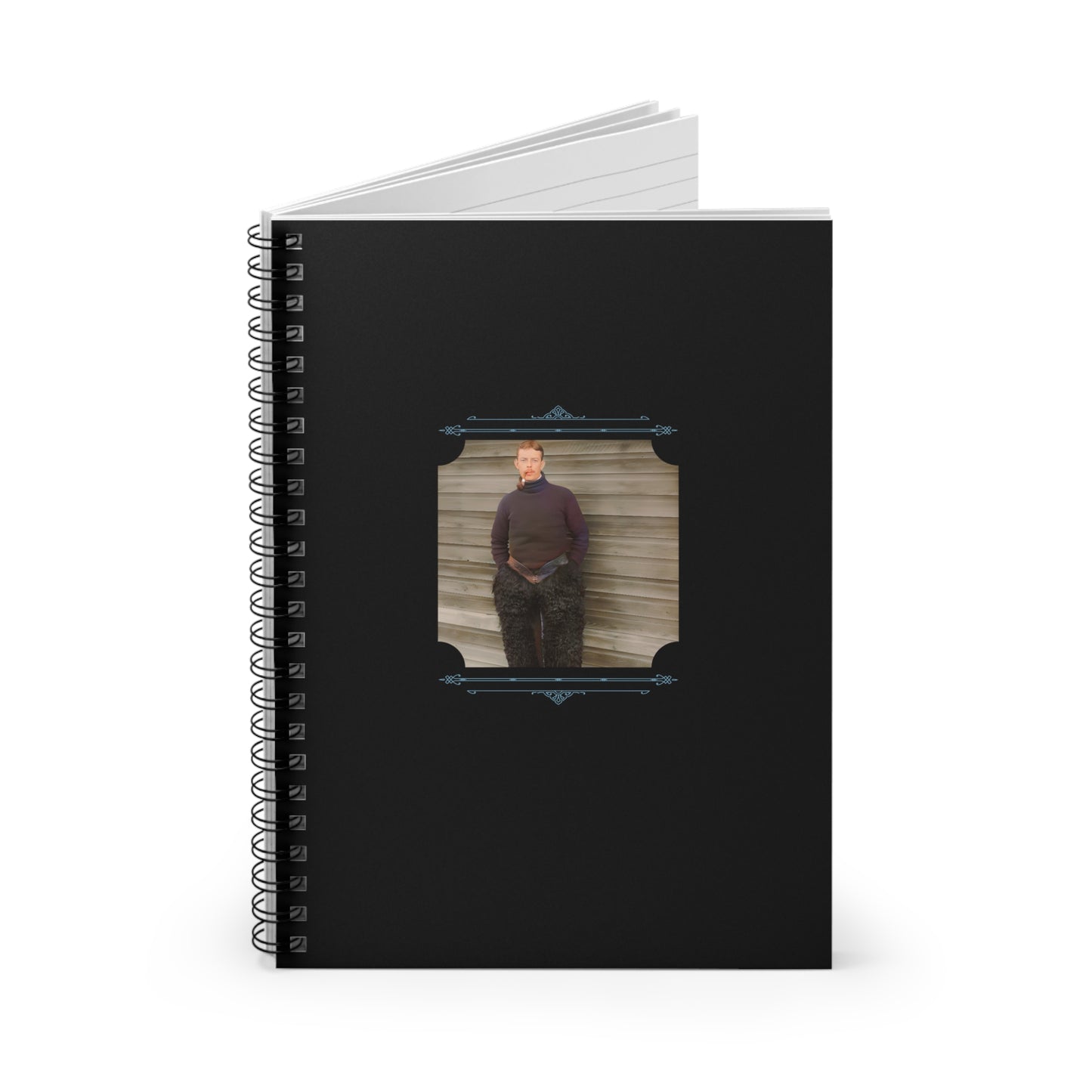 Vintage Photo - celibataire 036 | Spiral Notebook - Ruled Line