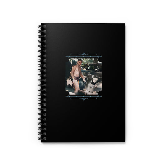 Vintage Photo - nager 032 | Spiral Notebook - Ruled Line