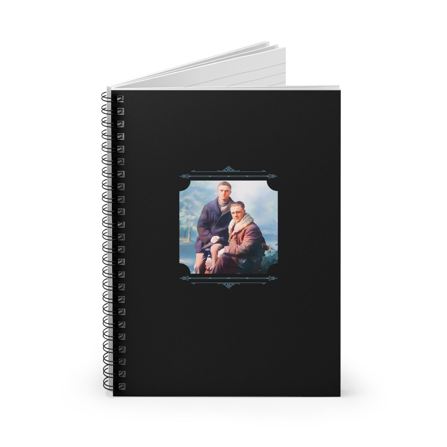 Vintage Photo - paire 086 | Spiral Notebook - Ruled Line