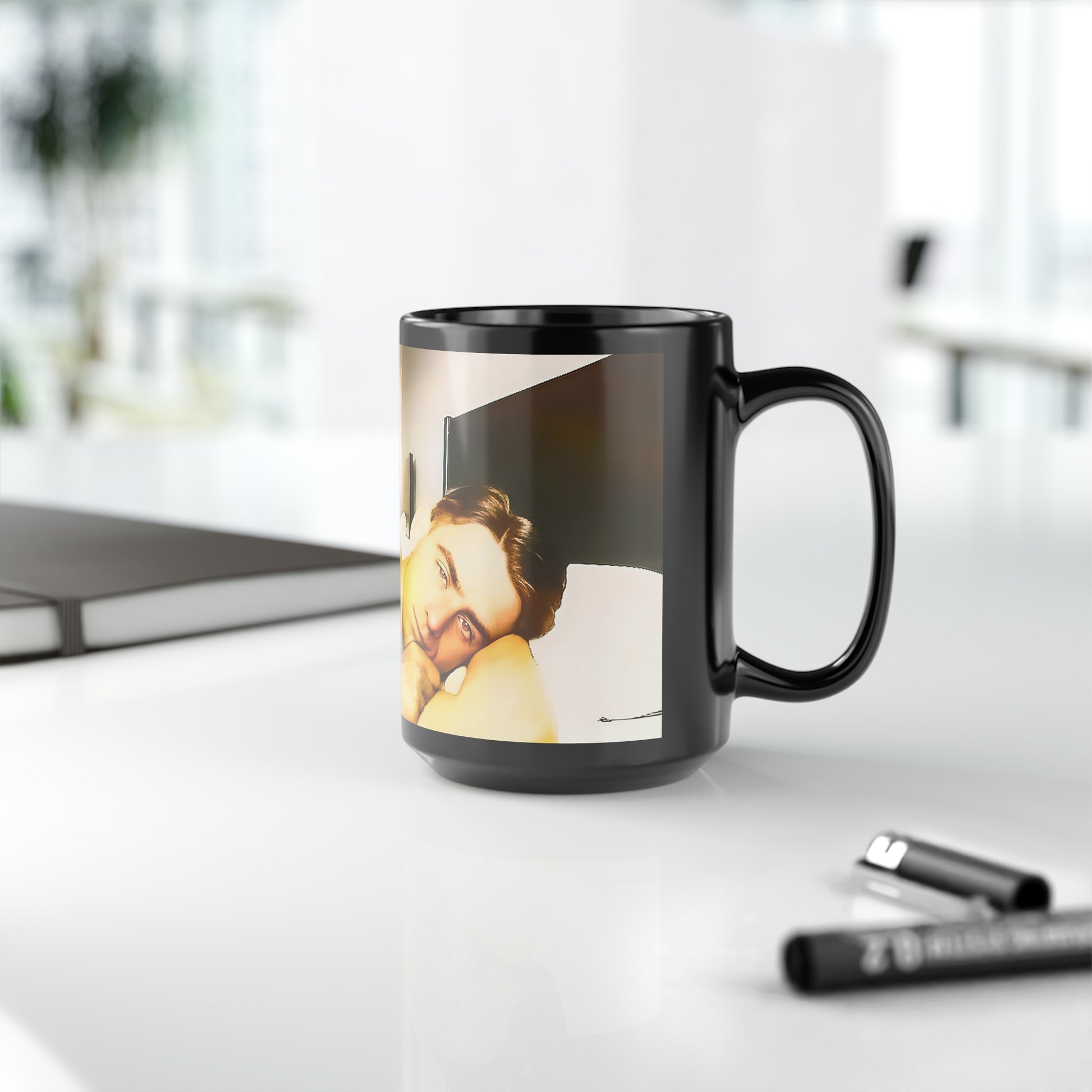 celibataire 011 | Black Mug, 15oz Gay Hotel Boyfriend Husband Queer LGBTQ Gift Present Dreamy